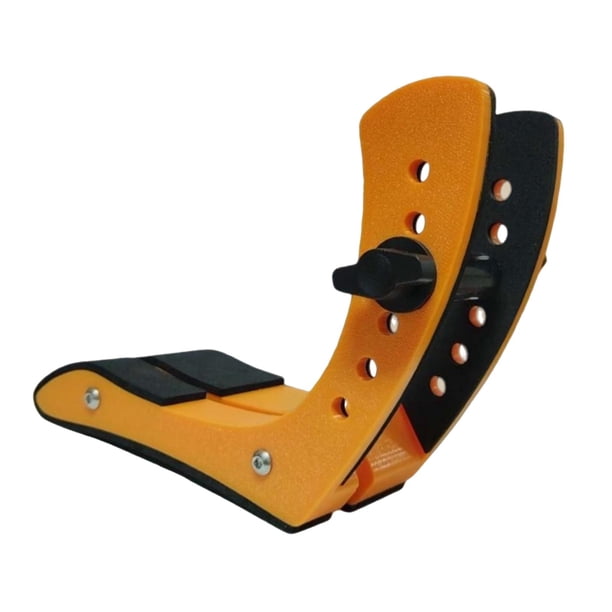 Soporte para guitarra eléctrica ajustable y ergonómico, accesorio ligero, soporte para bajo Naranja