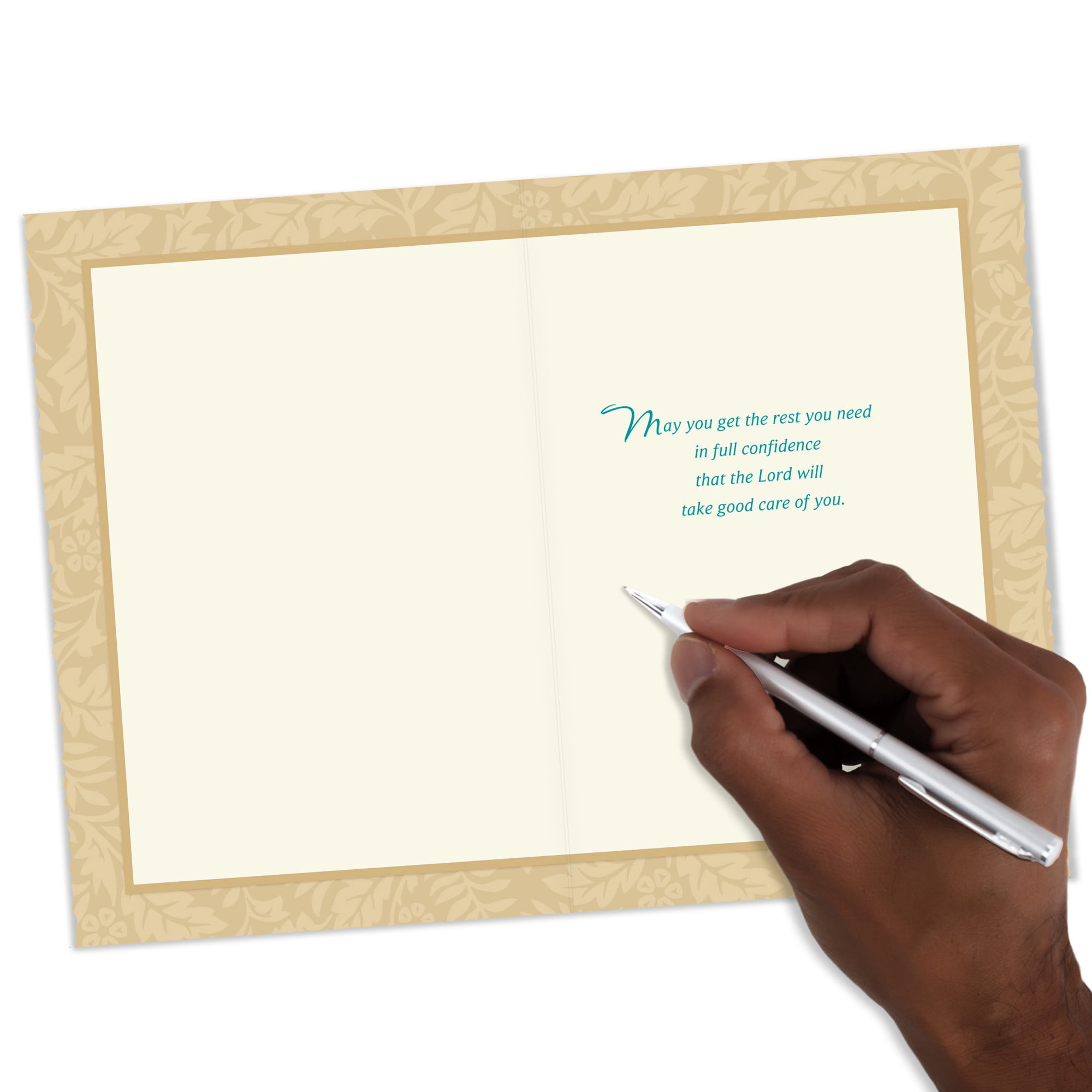 Hallmark Mahogany Get Well Card (May the Lord Take Good Care of You)