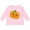 AD-Pink, variant on Inktastic Halloween Pumpkin, Smiling Pumpkin, Trick or Treat Boys or Girls Long Sleeve Toddler T-Shirt