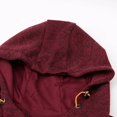 thumbnail image 6 of Casual Jackets for Men 2025 Fall Winter Jacquard Long Sleeve Zip Up Hooded Jacket with Pockets Outerwear Coat Hoodie, 6 of 7