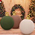 thumbnail image 4 of NUEVAS bolas navideñas gigantes de alta gama, bolas decorativas inflables de PVC, grandes decoraciones navideñas inflables para exteriores, 4 of 5