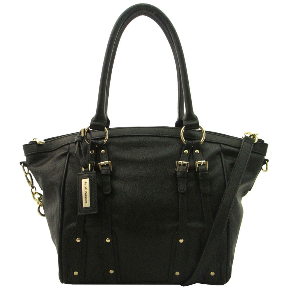Hush Puppies Hush Puppies Front Buckle Tote Womens HPL5564BLK
