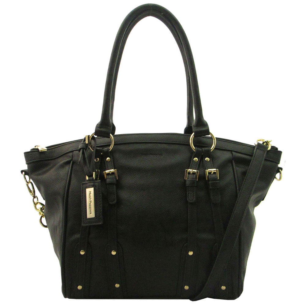 Hush Puppies - Hush Puppies Front Buckle Tote Womens HPL5564BLK ...