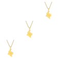thumbnail image 1 of Redempat Versatile And Stylish Pendant Necklaces For Women Personalized Sturdy gold 3Set, 1 of 6