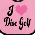 thumbnail image 4 of Inktastic I Love Disc Golf Boys or Girls Baby Bib, 4 of 4