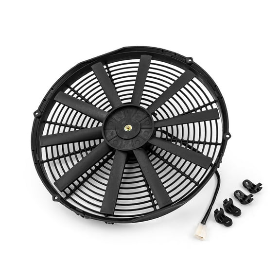 Speedmaster PCE185.1010 16" Reversable 12V Radiator Electric Thermo Fan - Big Motor