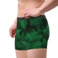 thumbnail image 4 of Haiem Green Leave Fern Men's Boxer Briefs, Every Day Comfort Stretch Cotton Moisture-Wicking Underwear-X-Large, 4 of 9