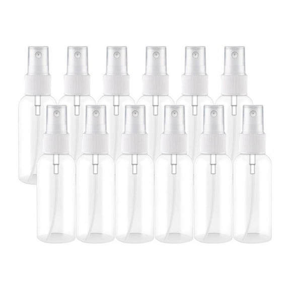 Easeky 12-Pack 1.7 Oz Clear Plastic Spray Bottles, Fine-Mist Travel Atomizers for Essential Oils, Cleaning Solutions & Beauty Tsa-Approved, 12X Spray Bottles