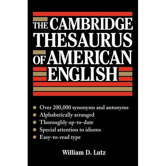 The Cambridge Thesaurus of American English, (Hardcover)