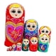 thumbnail image 5 of Matryoshka-juguetes pintados a mano para niños, juego de muñecas apilables de dibujos animados, muñecas rusas anidadas para estante de, 5 of 8