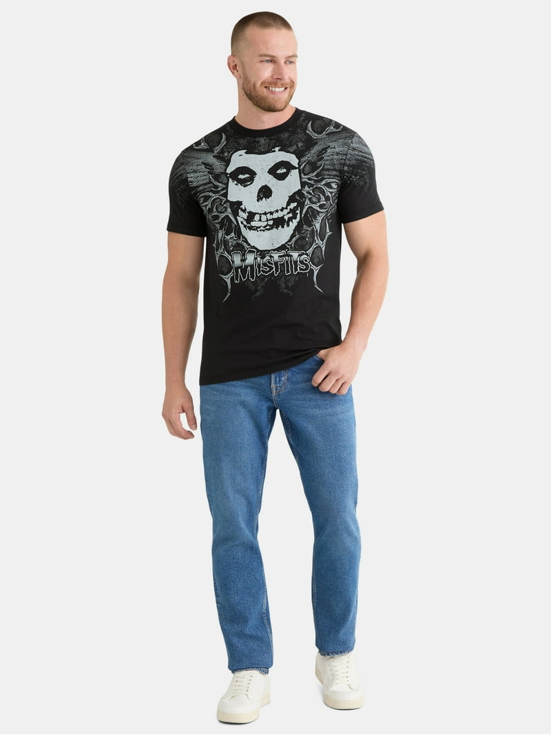 Misfits Men's and Big Men's Graphic Band Tee with Short Sleeves