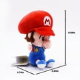 Super Mario stuffed animal BB Mario 12cm,Meaningful gifts - Walmart.com