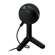 Logitech Yeti Orb Wired Cardioid Condenser Gaming Microphone with LIGHTSYNC RGB Lights, Black