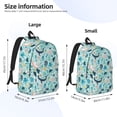 thumbnail image 4 of Daiia Sea Life Vintage Canvas Backpack for Men and Women ,Hiking Backpack,Travel Laptop Bag for School,Large Capacity Backpack-, 4 of 8