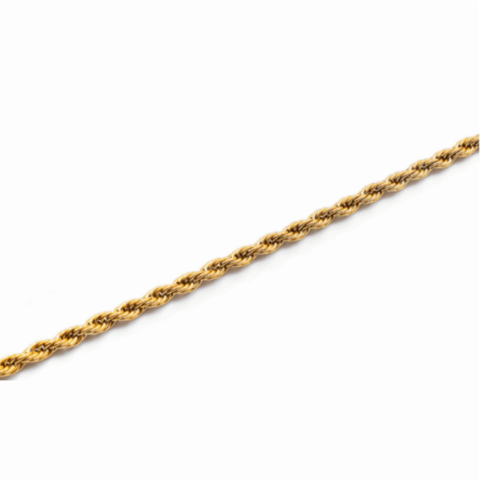 14K Yellow Gold Solid Rope Chain Necklace Diamond Cut Real Men Women Jewelry  6.0mm | 20 Inches