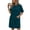 Navy, variant on Juslio Dresses for Women with Pockets Round Neck, T-Shirt Dresses Loose Casual Solid Color Midi Dress