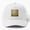 White, variant on 1865 Three Cent Nickel Baseball Cap, Historic American Coin Collecting Design Hat
