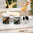 thumbnail image 7 of 2 Pack Beautiful Soft Lilies Flower Qtip Holder Dispenser Clear Plastic Storage Apothecary Jars for Cotton Swabs Balls Pads Floss, 7 of 7