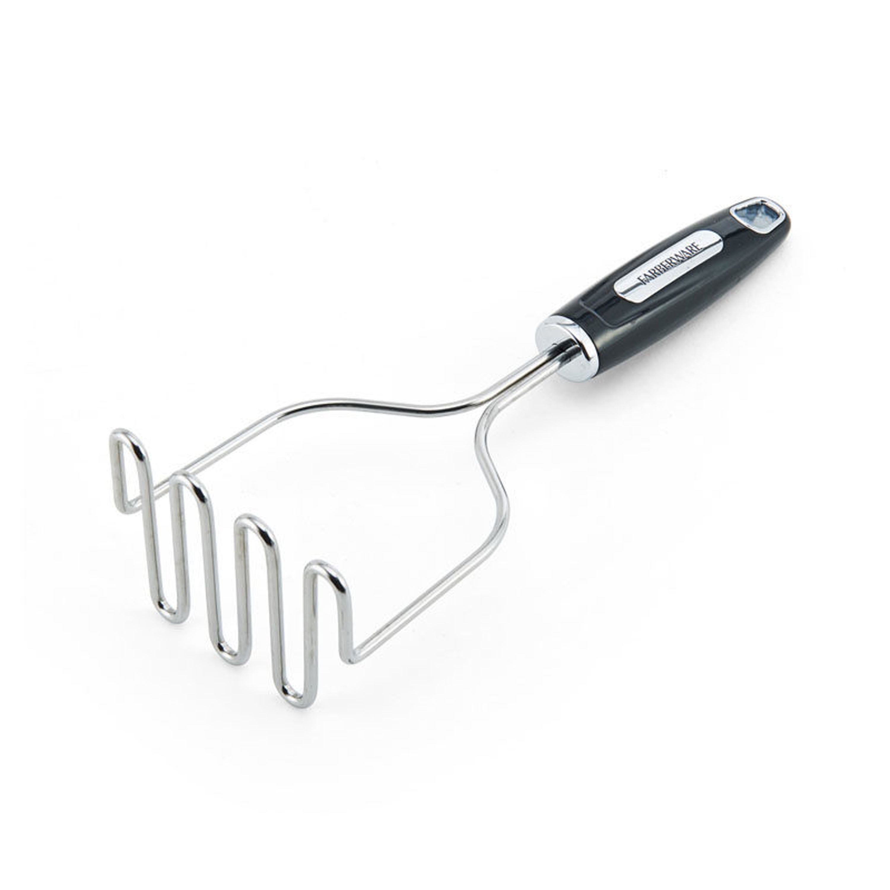 Cook With Color Hand Held Potato Masher - Professional Wire Stainless Steel  with Long Comfort Handles Food Masher - Perfect for Potatoes, Beans