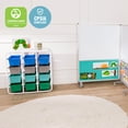 thumbnail image 6 of ECR4Kids 4-Tier Storage Rack with 12 Cubby Bins, 4x3, Multipurpose Organization, Contemporary, 6 of 9