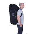 thumbnail image 2 of Stansport Tactical Black Cotton Canvas Duffle Bag, Adult, 2 of 2