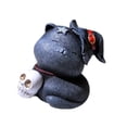 thumbnail image 4 of Estatua de gato de resina, recuerdo para amantes del té, decoración del hogar A, 4 of 9