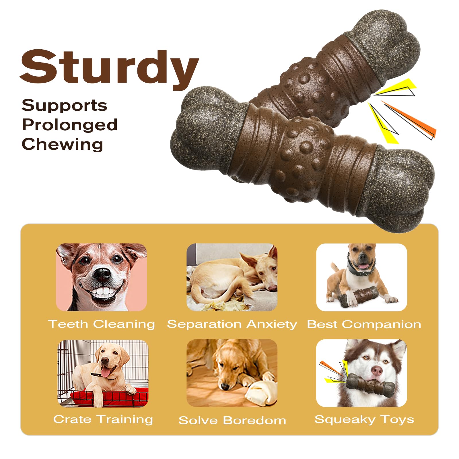 Dog Chew Toys for Aggressive-Chewers - Indestructible Dog Toy for Aggressive Chewer,Tough Chew Toys for Dogs (Rubber red Shoe)