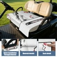 thumbnail image 4 of Quick Fit Flowers Pattern 51" x 31" Golf Cart Seat Protector, Easy Install Towel for Standard Front Bench Seats on Most Cart Models, 4 of 8