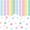 A Multicolor, variant on Erosebridal Kawaii Rainbow Stars Twin Quilt Set,Cute Colorful Lines Art Twin Coverlet Set For Girls,2-Piece