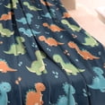 thumbnail image 3 of Colorful Dinosaur Pattern Blanket,Comfortable Soft Lamb Wool Throw Blanket,All Season,Warm Lightweight Blankets for Sofa Bed Couch Living Room Chair,60"x80", 3 of 4