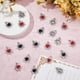 thumbnail image 5 of 30 piezas de dijes de corazón gótico, dijes de corazón sagrado, 3 estilos, dijes de aleación negros, rojos y blancos, colgantes de amor de estilo tibetano, dijes de esmalte elegante., 5 of 7