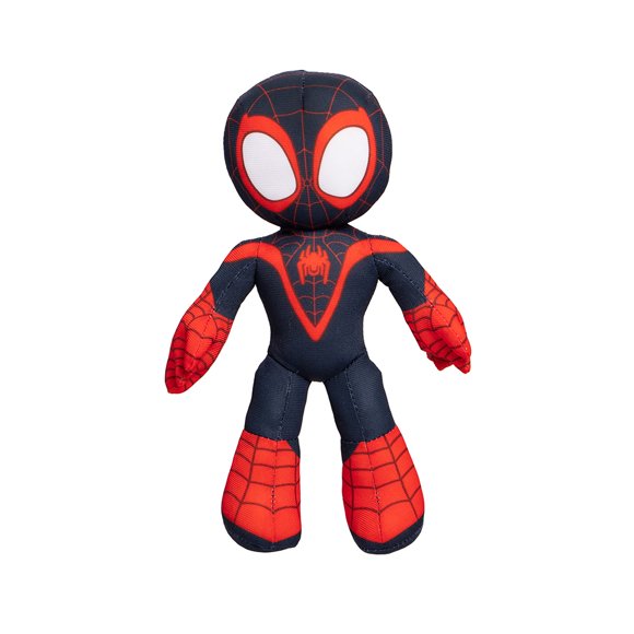 Muñeco de peluche infantil Marvel Spidey and His Amazing Friends, Miles Morales, para niños. 25 cm de alto. Marca Ruz.