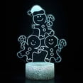thumbnail image 1 of Luz nocturna LED 3D Cookies Runs Kingdoms que cambia de color, 1 of 1