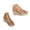 Gold, variant on Women's Platform Wedge Sandals Square Open Toe Espadrille Ankle Strap Buckle Casual Summer Dressy Sandal with Arch Support (7.5,Black)