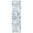 thumbnail image 2 of SAFAVIEH Amelia Roslyn Abstract Runner Rug, Gray/Navy, 2'2" x 22', 2 of 10