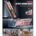 thumbnail image 7 of LeYi for Galaxy A14 5G Phone Case, A14 Case with Screen Protectors x 2, Impact Resistant Metal Ring Magnetic Support Kickstand Drop Protector Cover for Samsung Galaxy A14 5G, Rose Gold, 7 of 7