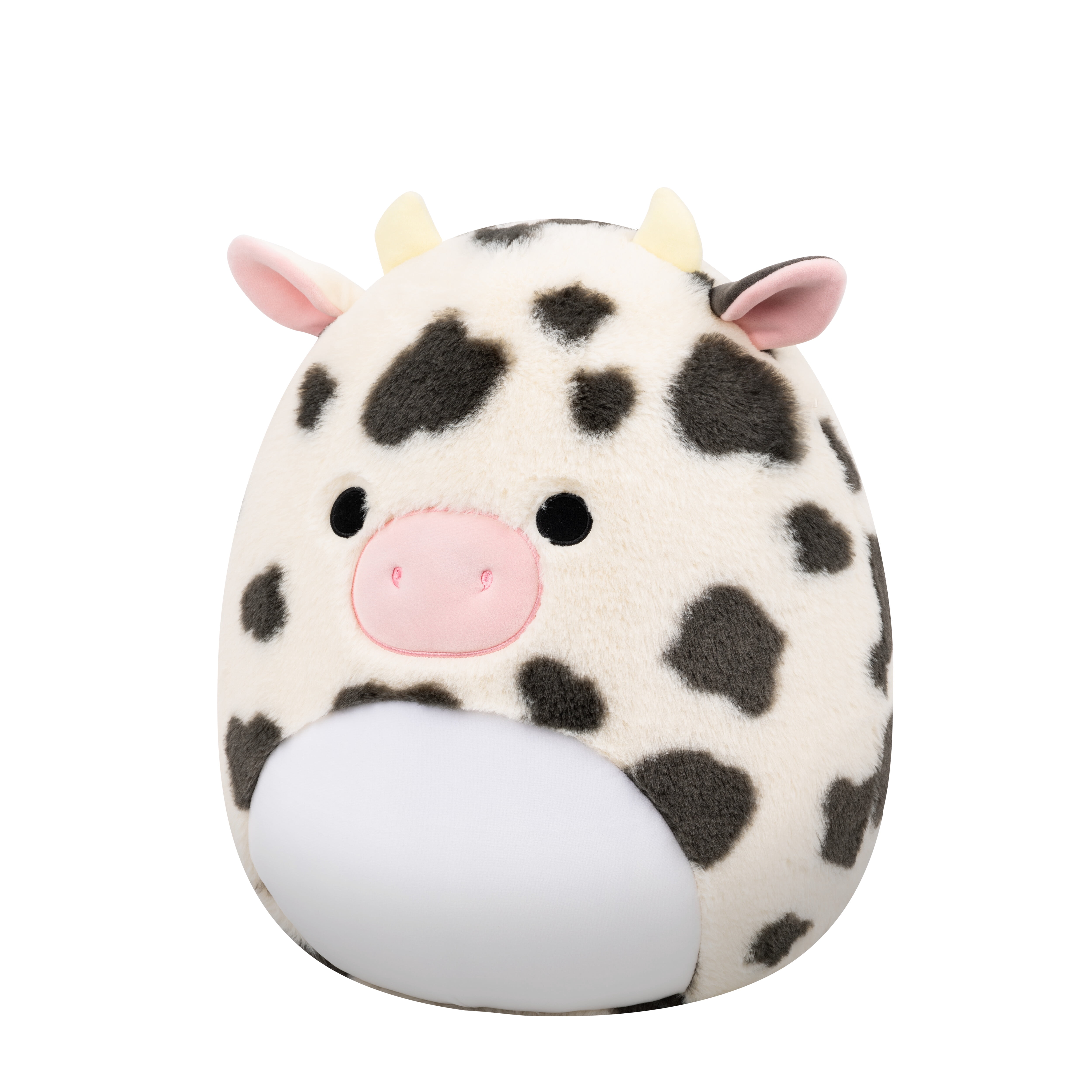 Squishmallows FuzzAMallow Official 16 inch Colin the Black And White Spotted Cow - Child's Ultra Soft Stuffed Plush Toy