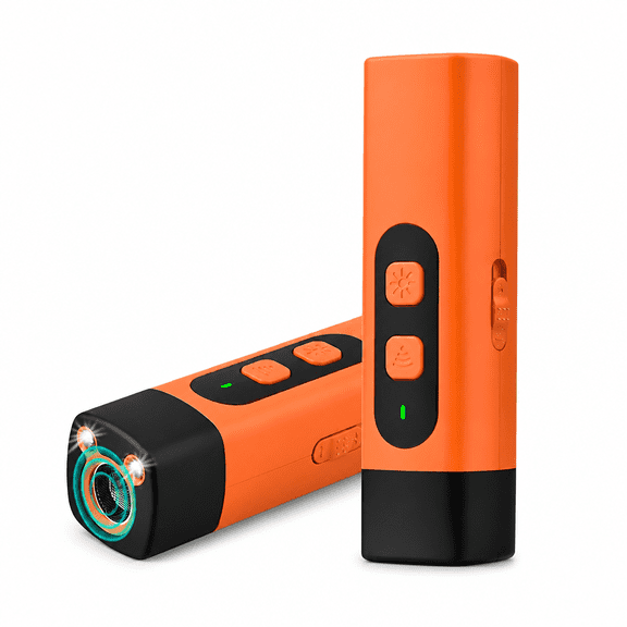 VORALYN 2026 New Dog Bark Deterrent Device Ultrasonic Dog Barking Silencer Anti-Barking Controller No More Barks Dog Training Tool for Aggressive Dogs for Home,Yard,Orange