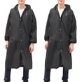 thumbnail image 1 of 2 juegos de impermeable de una sola pieza para senderismo al aire libre, impermeable no desechable para adultos, impermeable transpirable grueso de EVA, 1 of 5