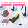 thumbnail image 2 of Sink Saddle Mat Ultra Thin Protector Super Soft Kitchen with Suction Cups No Smell Never Stain Black, 2 of 10