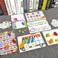 thumbnail image 3 of figatia gamchiano Montessori Counting Bear Sorting Dice Cards Matching Toddler Math Toys lion set, 3 of 9