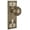 Gold, variant on Nostalgic Warehouse Cramis_Prv_234_Kh Mission Solid Brass Privacy Door Knob Set - Grey