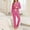 Hot Pink, variant on Vetsdori Womens Long Sleeve Pajamas Sets Button up Nightwear Casual Soft,Lightweight 2 Pieces Pajamas for Women Trendy