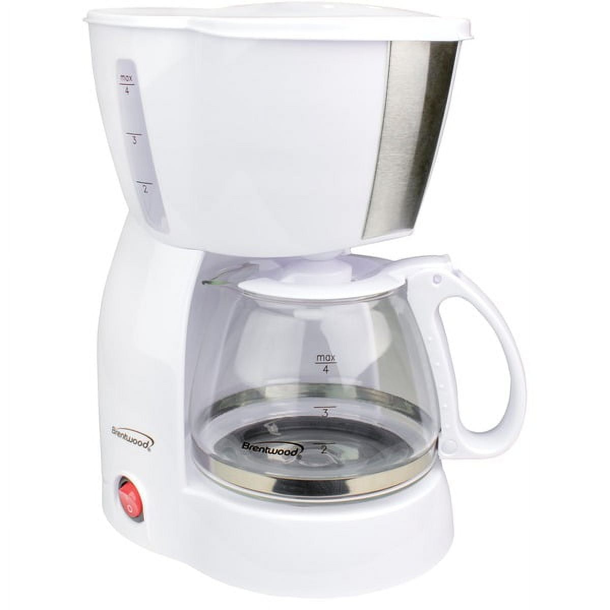 Mr. Coffee Pause 'N Serve 4 Cup White Coffee Maker - Walmart.com