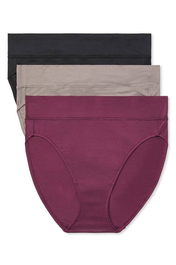 Women's Dig-Free Breathable Microfiber 3-Pack Hi-Cut