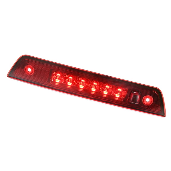 Unique Bargains LED Third 3rd Brake High Mount Stop Light 55156389AC for Jeep Grand Cherokee Chrome T Housing Red Lens