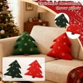 thumbnail image 2 of Hogloyecr Christmas Tree Pillows Cute Throw Cushion Easy To Use Winter Plush Throw Pillows Soft Christmas Decor for Sofa, Couch, Bed, Living Room G, 2 of 7