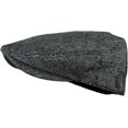 thumbnail image 3 of HSHDLDF Men's Classic Herringbone Tweed Wool Blend Newsboy Ivy Hat, 3 of 6