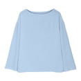 thumbnail image 4 of Breathable Linen Tops for Women Beach Vacation Flowy Summer Outfit, 4 of 6