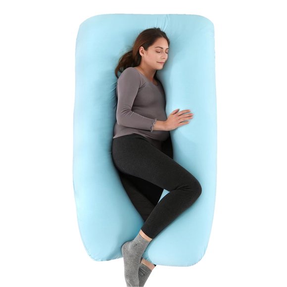 CradlePlanet Pregnancy Pillow, Maternity Pillow, U-Shape, With Extra Cotton than regular pillows, Fuller, high Quality